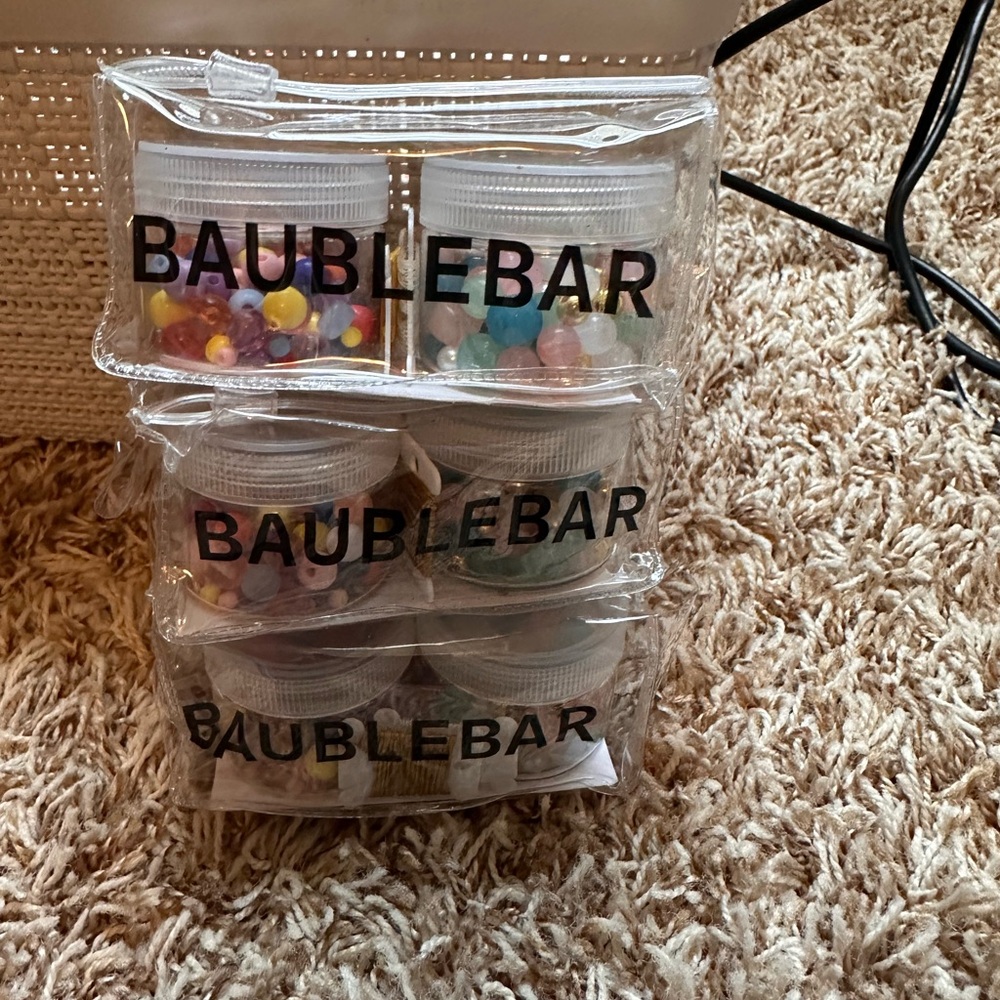 BaubleBar Colorful Build your own bracelet Bead Set- NWT- 3 sets available